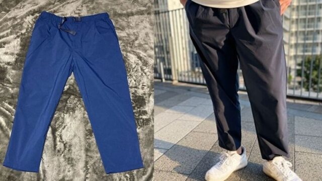 ワークマン春夏 ゆったりシルエット ストレッチアーバンシェルパンツ さんログ